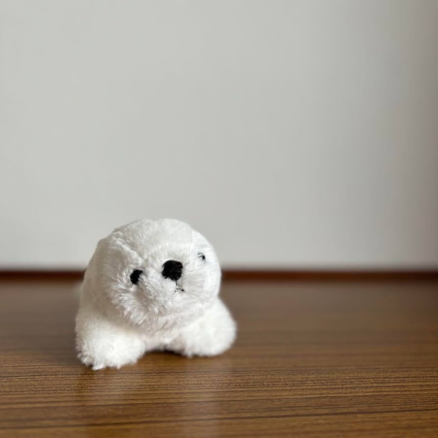 アザラシ　ぬいぐるみ　昭和　レトロ　希少 30年ほど前 昭和レトロ 平成レトロ アザラシ ぬいぐるみ